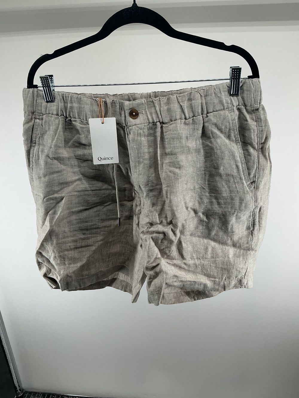 100% European Linen Shorts - 7"